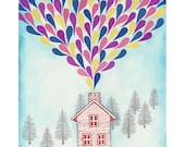 Joyful Home 5x7 art print