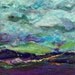 No.564 Blue Sky - Needlefelt Art XLarge - Mat Included - Mounted and Frame Ready