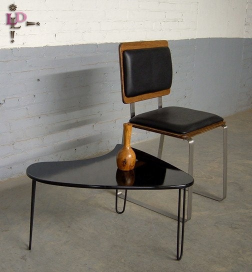 Booma-end coffee table mid century eames era modern