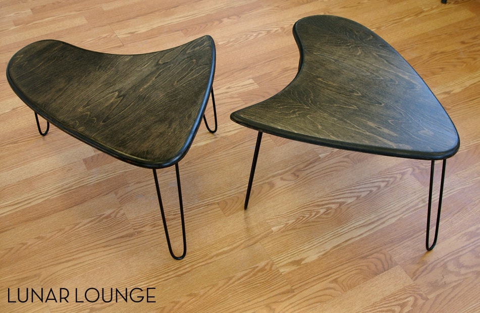 Booma End - Coffee table set  Mid Century Modern Design