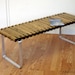 SPB-4 spruce slat bench  Eames Era - Mid Century Modern Design