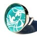 Caribbean Sea--Silver Adjustable Ring