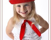 Sailor Dixie Cup Hat for Boys or Girls Crochet Pattern