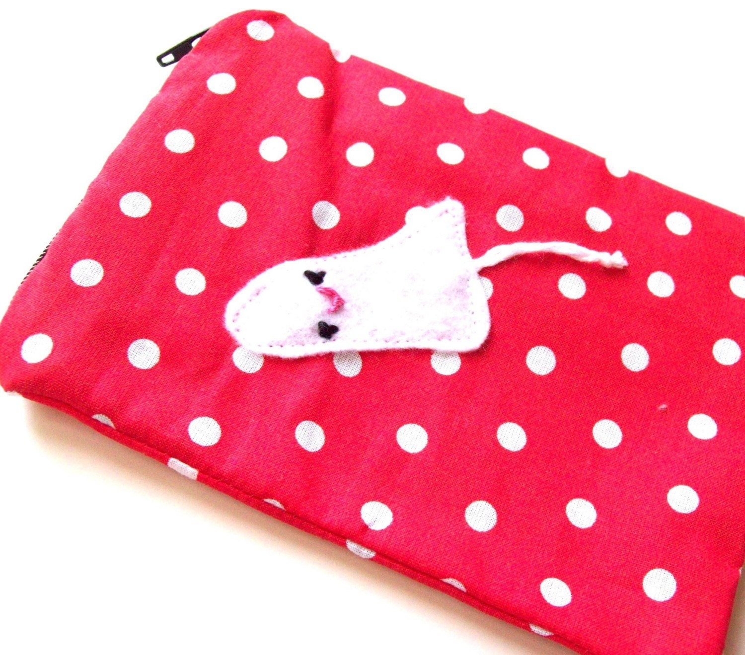 The once a month ghost zip pouch