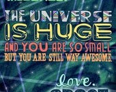 message from space print