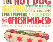 genuine chicago hot dog