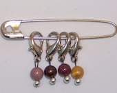 SnagFree Mookaite Row or Crochet Markers