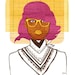 Yearbook Vivian (Portrait), 8X10 Art Print