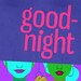 Good Night, (Mod Style Portrait) 8X10 Art Print