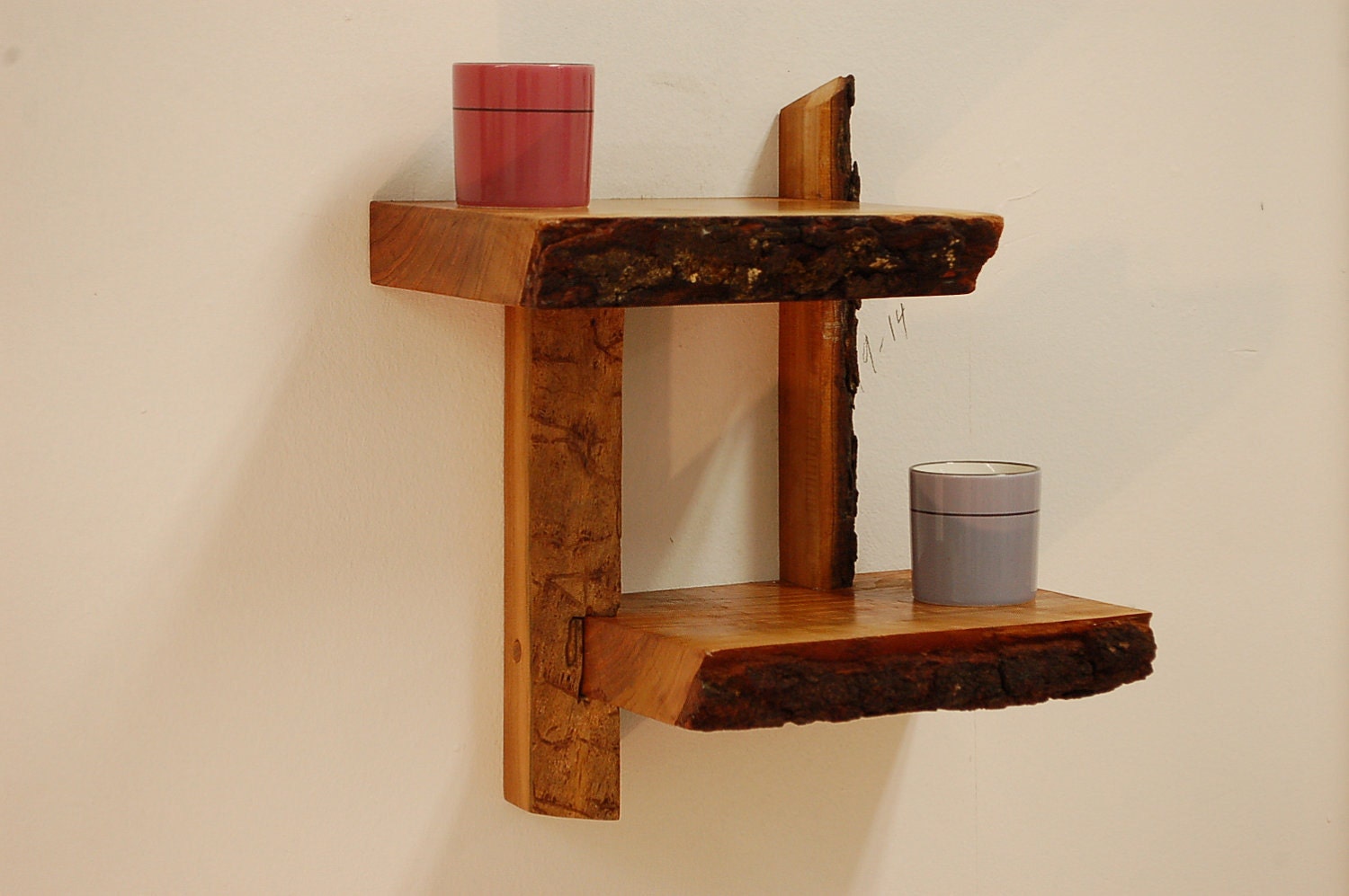 Cherry Live Edge Shelf  - No. 14