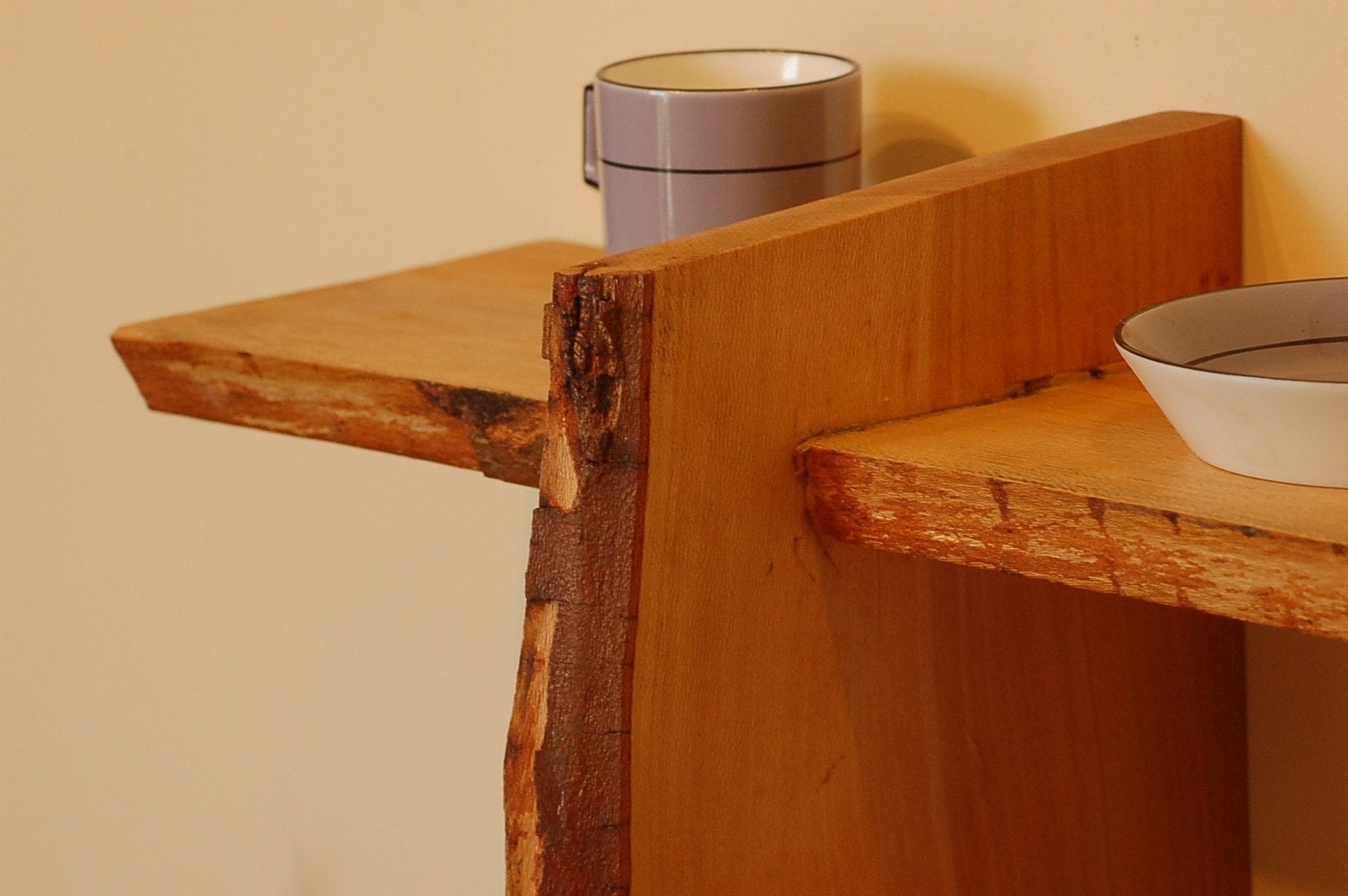 Quadruple Live Edge Shelf No. 7