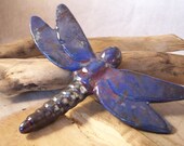 Raku Fired Dragonfly