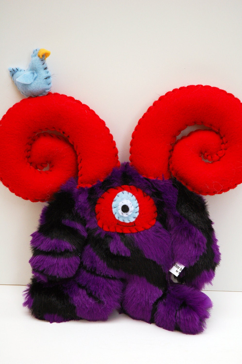 Andy - Hand-stitched plush monster