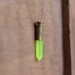 Crystal bullet necklace Neon Dayglo 22 caliber