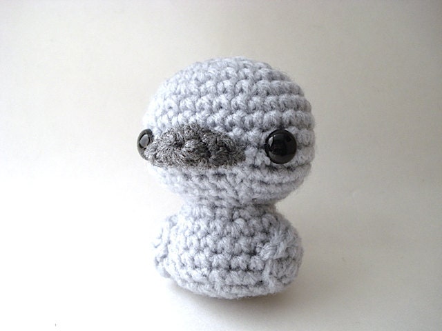 Ugly Duckling Amigurumi - Grey