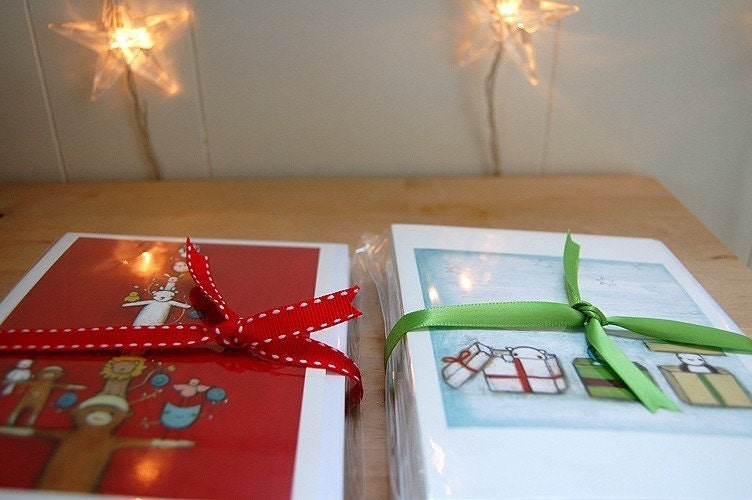 Both Designs - Holiday Cards - Set of 16