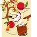 recipe print with mat illustration kids wall art