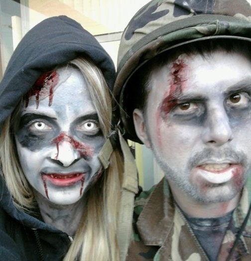 Zombie Vegan Makeup Kit Zombie Prom Stage and Halloween Non Toxic Safe for Kids Pink Quartz Minerals