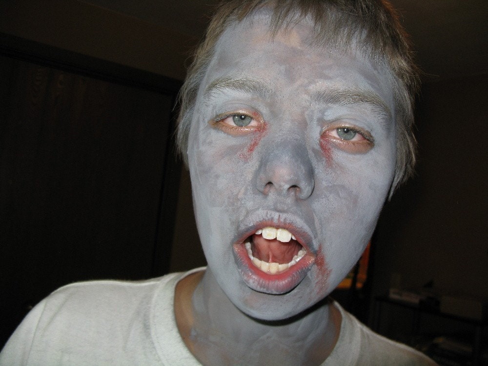 Zombie Makeup Kit Stage and Halloween Non Toxic Safe for Kids Pink Quartz Minerals