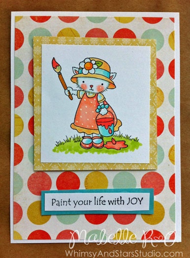 Rubber Stamp Set: Lilly's Paint Your Life
