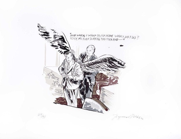 Raymond Pettibon Serigraph, Untitled