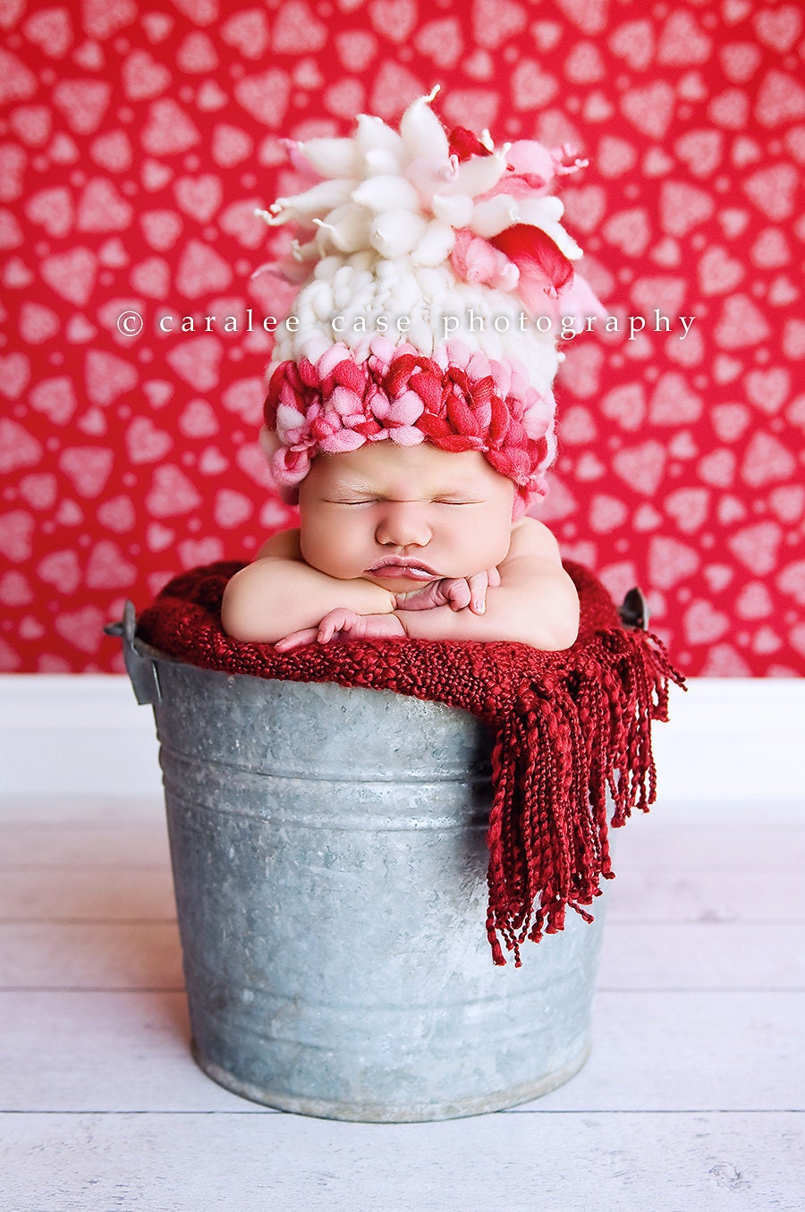 Knitting Pattern Newborn Giant Pom Baby Hat (PDF) For Bulky to Super Bulky Yarns Great Photography Prop Instant Download