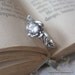 Flower 4mm Gemstone Sterling Silver Sweetest Ring