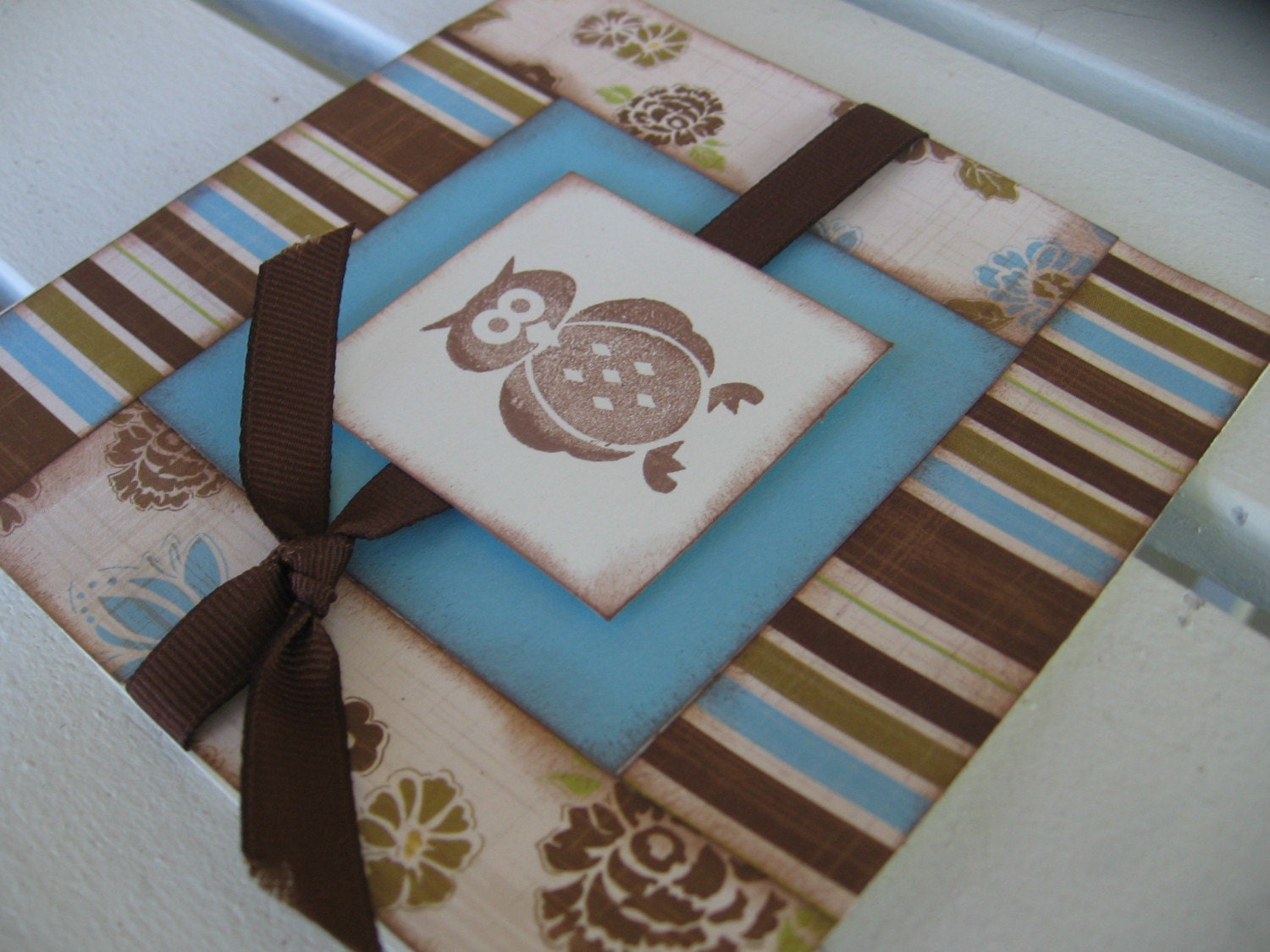 Caprice OWL...Card and matching Envelope...EANGTEAM