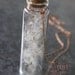Just Me - LAST ONE - Messenger of Love - Winged Seeds of a Summer Flower Glass Bottle Necklace 30 inches - Mother's Day - Summer