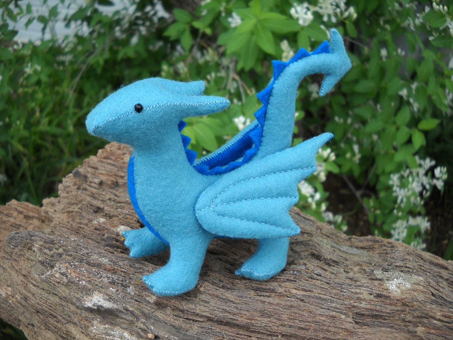 Stuffed Dragon, Waldorf Wool Felt