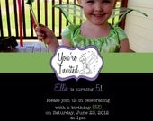 Tinkerbell Photo Birthday Invitation - do it yourself