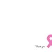 Pink Ribbon Breast Cancer Awareness Note Cards - Set of 10 Folded Cards