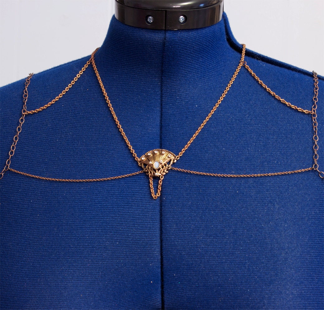 Art Nouveau Body Harness - Medusas Constraint by TheRabbitHole