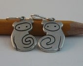 Sitting Monkey Earrings