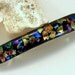 Kirks Glass Art Fused Dichroic Barrette - Party Time
