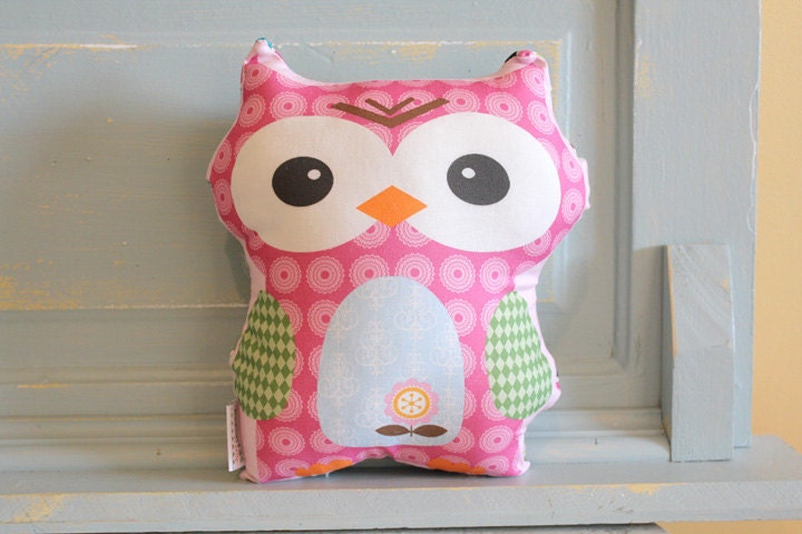 stuffed OWL PETUNIAS' Owl Pillow doll toy toddler baby kid child plush softie gift photo prop room decor unique cute present