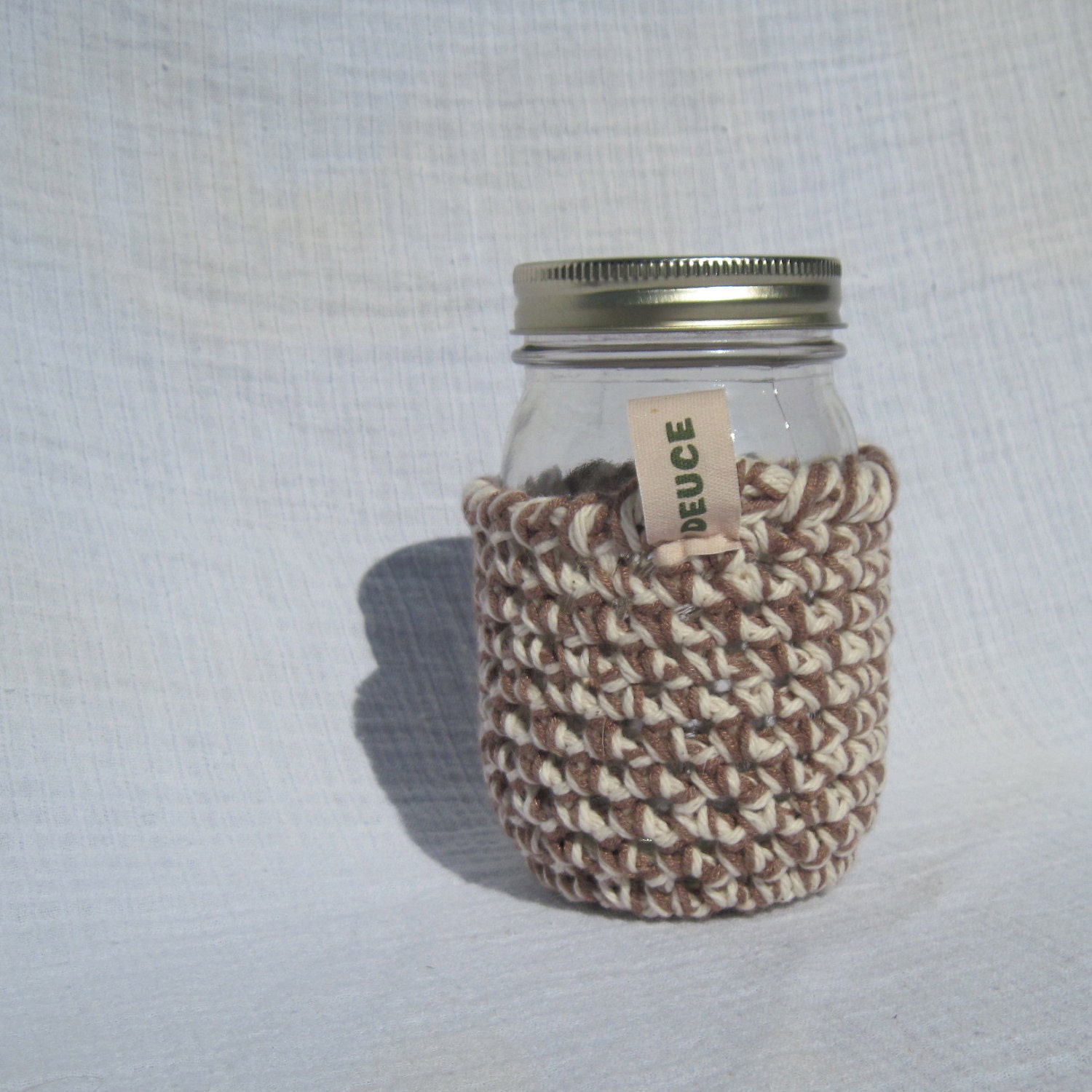 Browns Pint Ball Mason Jar Cozy