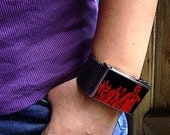 zombies (black) cotton WRIST CUFF