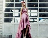 The Art History Dress - Rose Cotton Gown A Fairy Tale Wedding