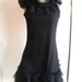 Holiday Holiday Holiday. Backless Plunge Little Black Dress (LBD). Custom Made To Order