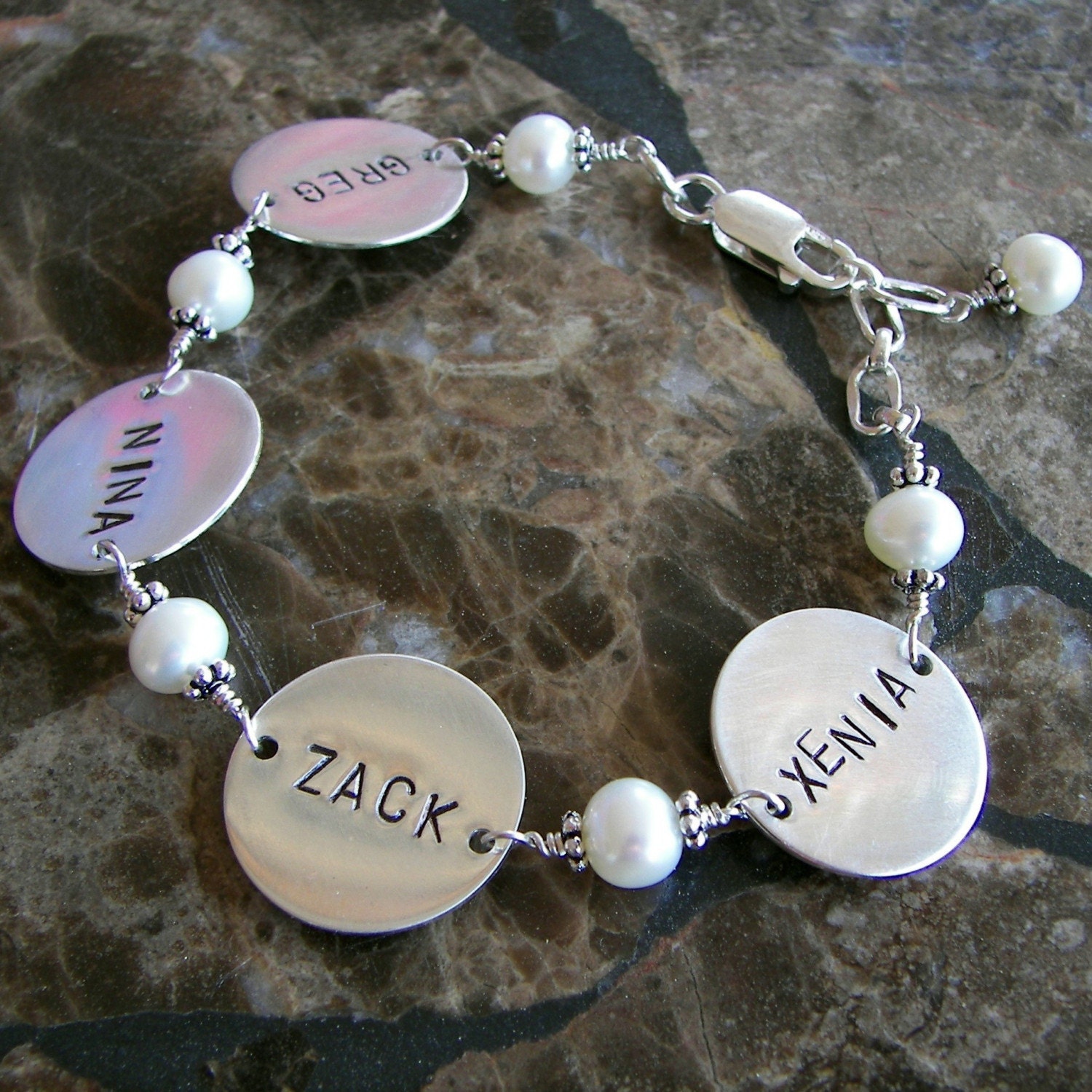 Personalized Name Bracelet Perfect for Mother's Day