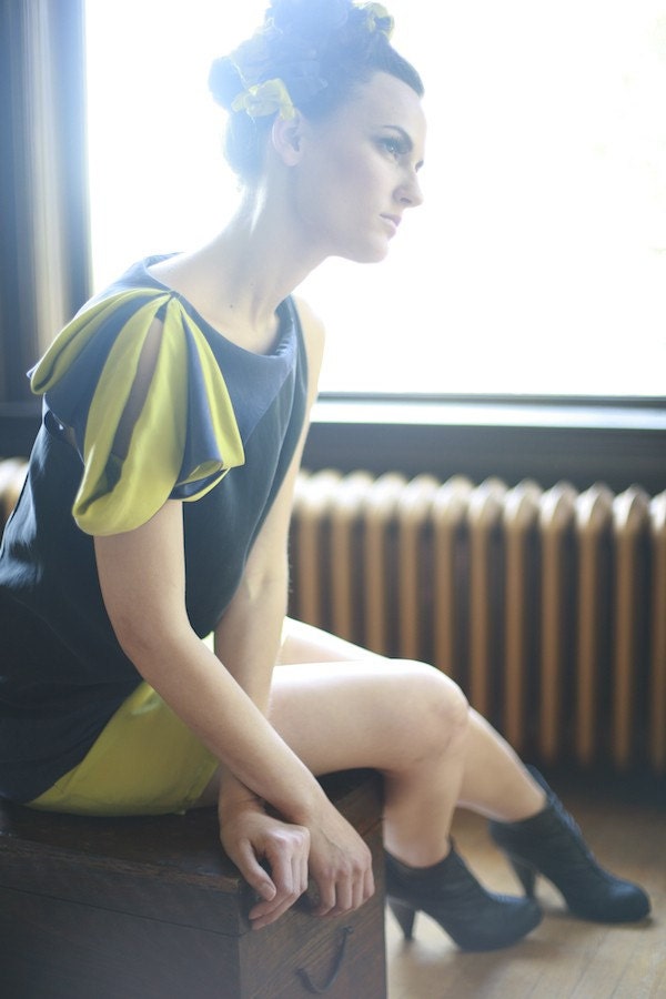 Block Shift Dress