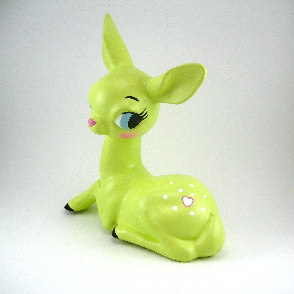 sweet adorable vintage blushing deer