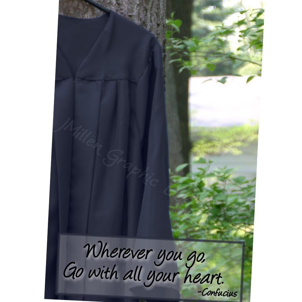 Inspirational graduation card