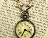 Brass Pocket Watch Necklace number 10