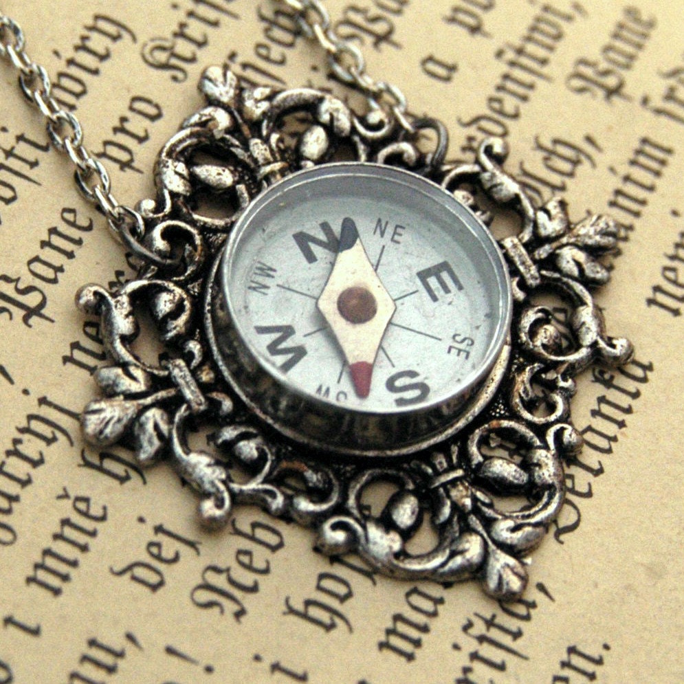 Travelers Compass Necklace