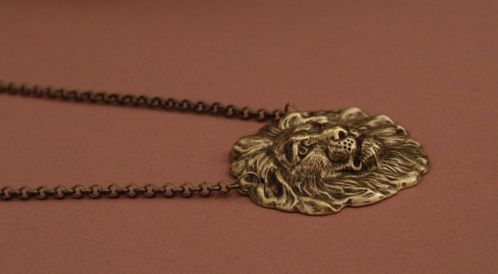 Chained Lion Necklace