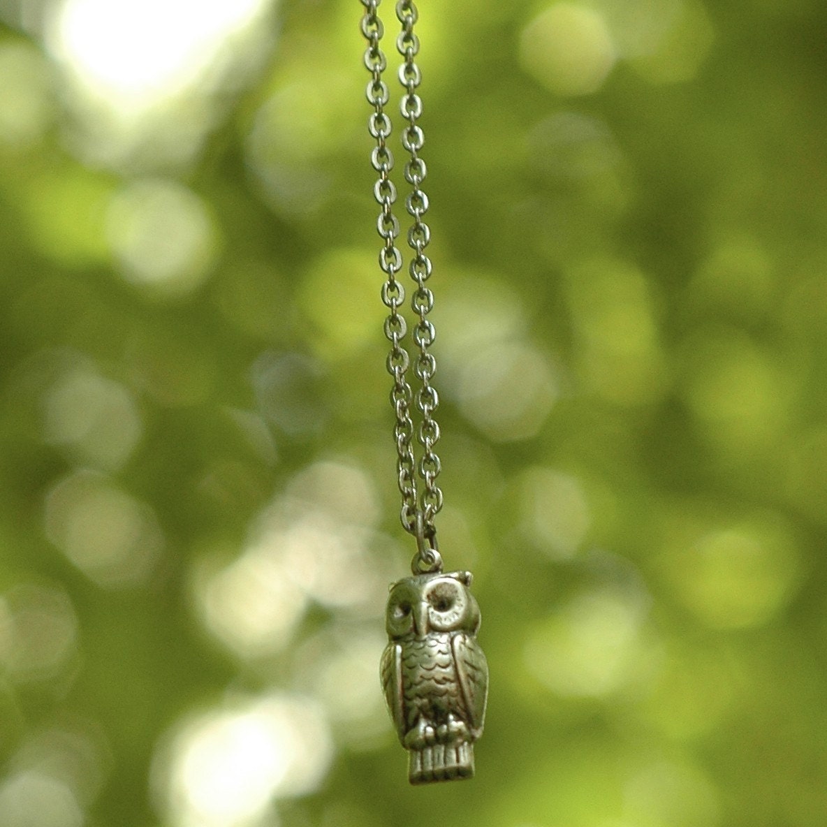 Little Retro Owl Necklace