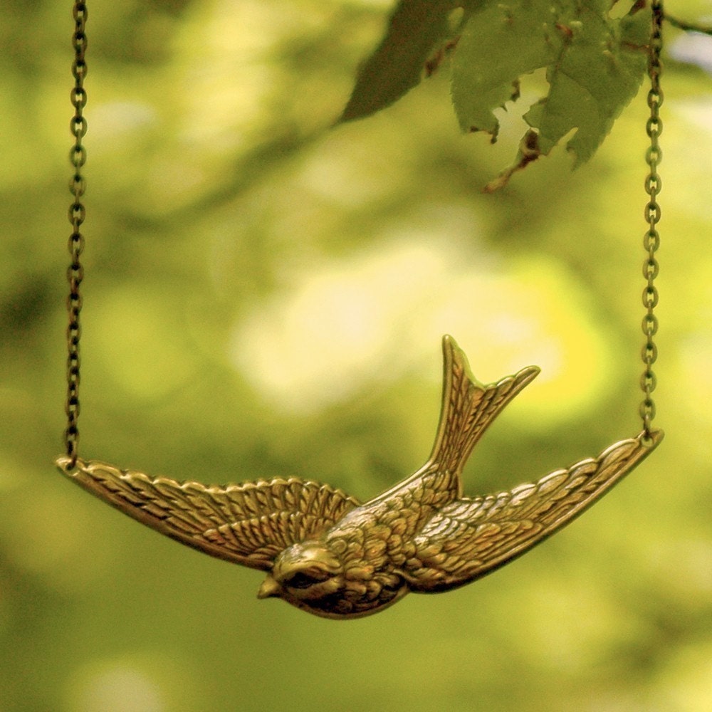 Bird in Flight- Brass ox