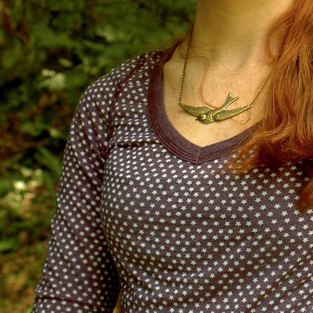 Bird in Flight- Brass ox